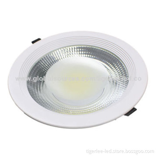 COB LED down light with CE, RoHS approvals, epistar COB chip, AC100-240V, CRI: >80